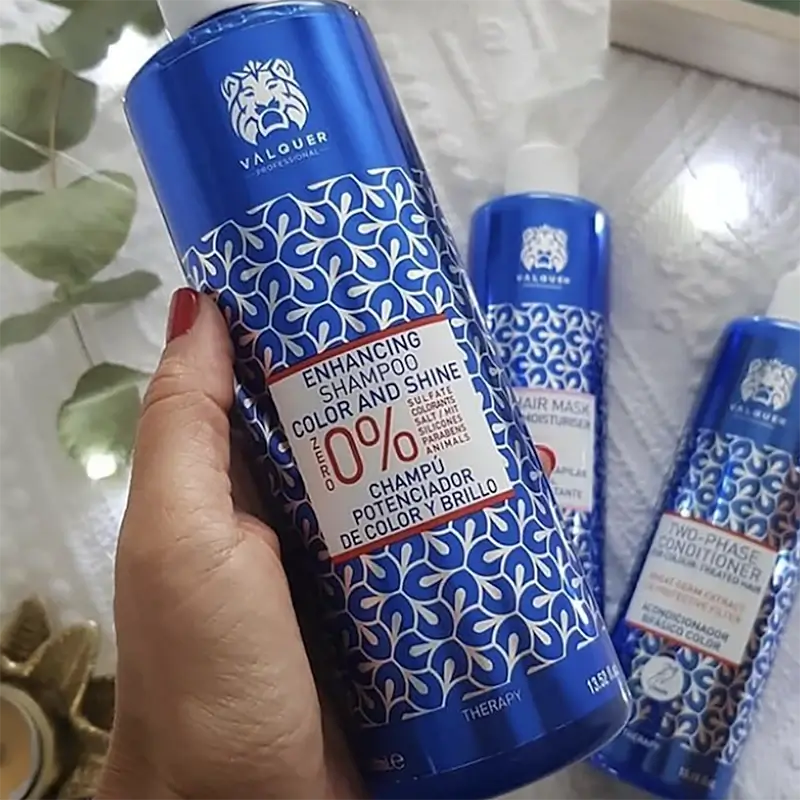Valquer Hair Care Šampón na zvýraznenie farby a lesku, 400 ml