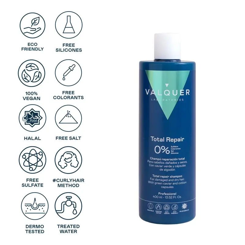 Valquer Hair Care Šampón Total Repair, 400 ml
