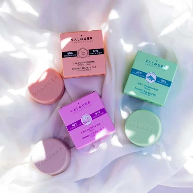 Valquer Hair Care Pevný šampón 2 v 1 špeciálne pre kučeravé vlasy 70 g, 70 g