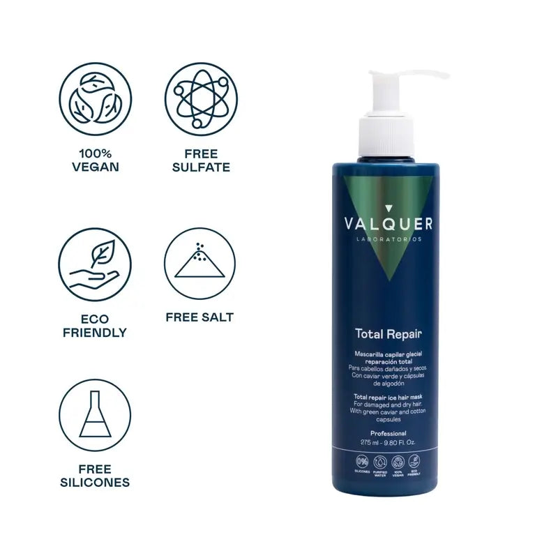 Valquer Hair Care Vlasová maska Glacial Total Repair, 275 ml