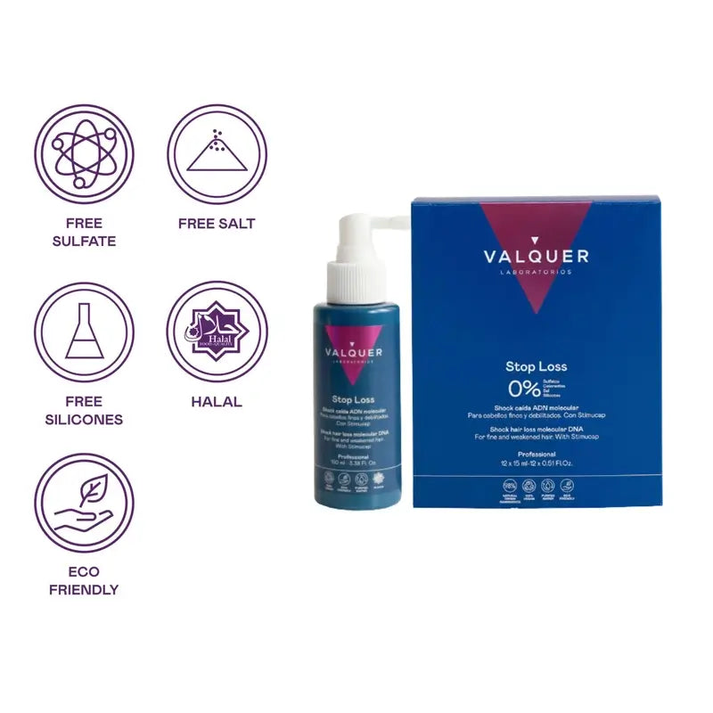 Valquer Hair Care Shock proti vypadávaniu vlasov s molekulárnou DNA, 100 ml