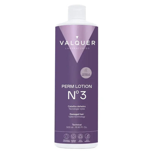 Valquer tekutý prípravok na trvalú onduláciu č. 3 (poškodené vlasy), 500 ml