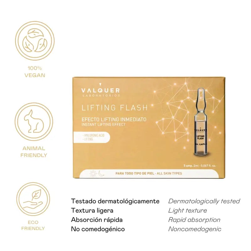 Valquer Skin Care Ampulla Lifting Flash, 5 x 2 ml