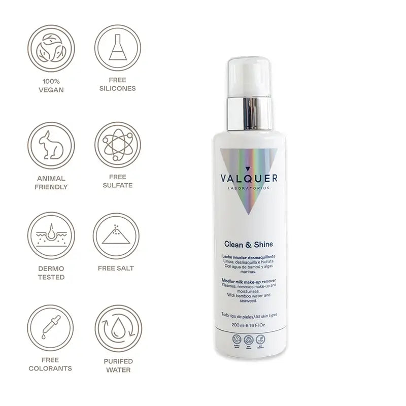 Valquer Skin Care Micelárne mlieko na odlíčenie, 200 ml