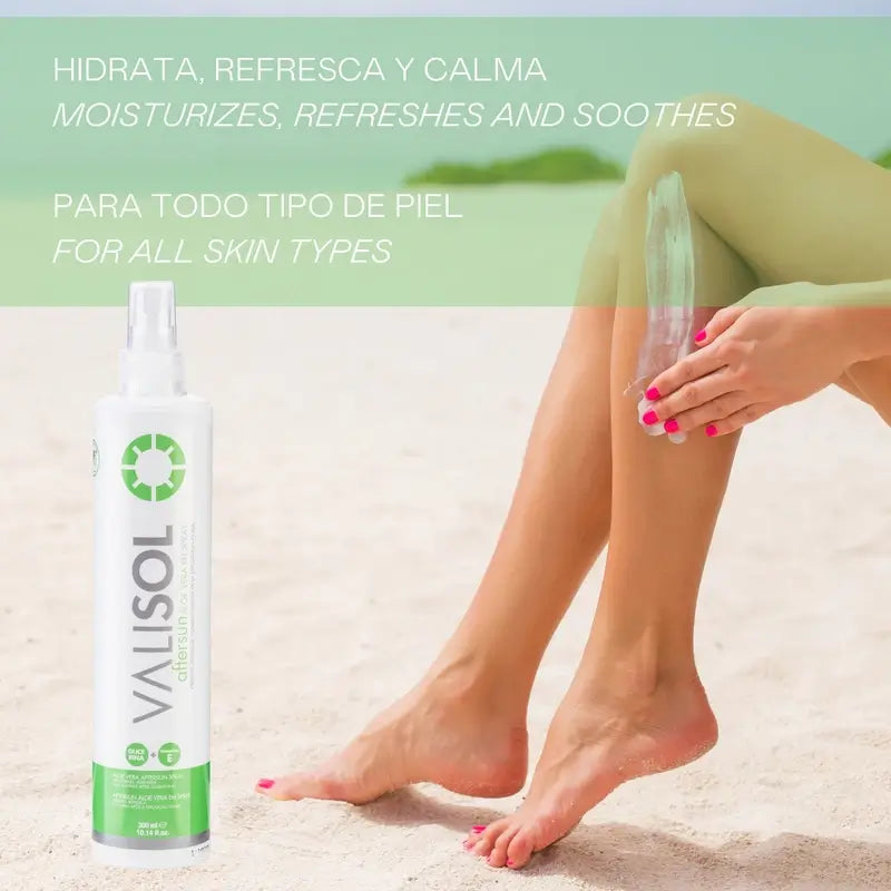 Valquer opaľovací krém Valisol After Sun s aloe vera v spreji, 300 ml
