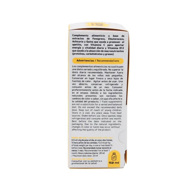 Naturamins Kids Sirup na podporu chuti do jedla, 150 ml 
