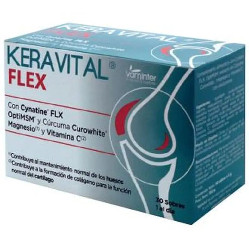 Vaminter Keravital Flex Pain/Inflammation Curcuma+Msm+Krtn Flx, 30 Envelopes
