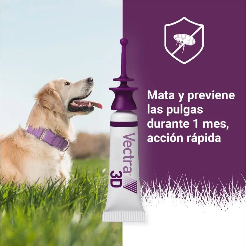 Vectra 3D pre psov 10–25 kg, 3 pipety