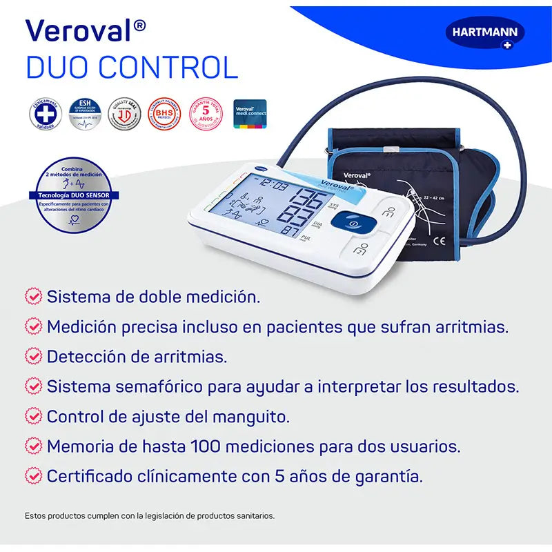 Veroval Duo Control Medium 1 kus