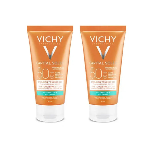 Vichy Capital Soleil Tacto Seco SPF 50, 2 × 50 ml 