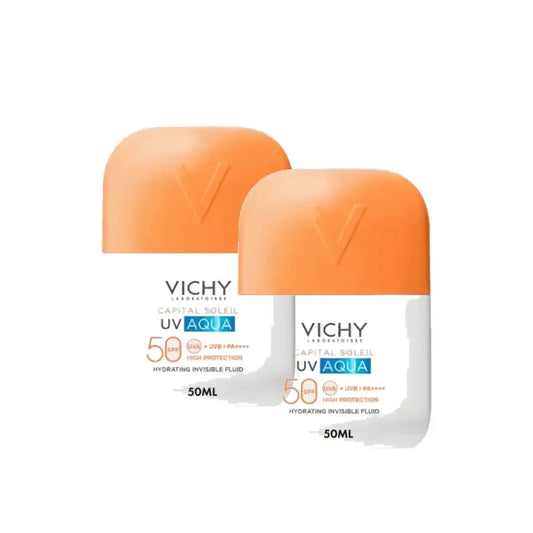 Vichy Capital Soleil UV Aqua Invisible Fluid SPF50 50 ml, balenie po 2 ks