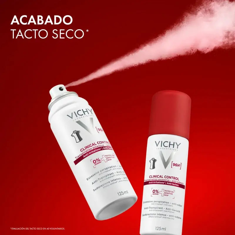 Vichy Clinical Control 96h Antiperspirant v spreji pre ženy, 125 ml