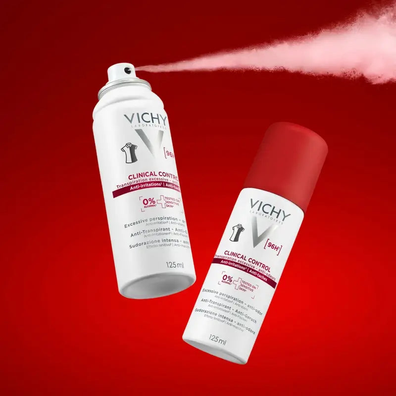 Vichy Clinical Control 96h Antiperspirant v spreji pre ženy, 125 ml