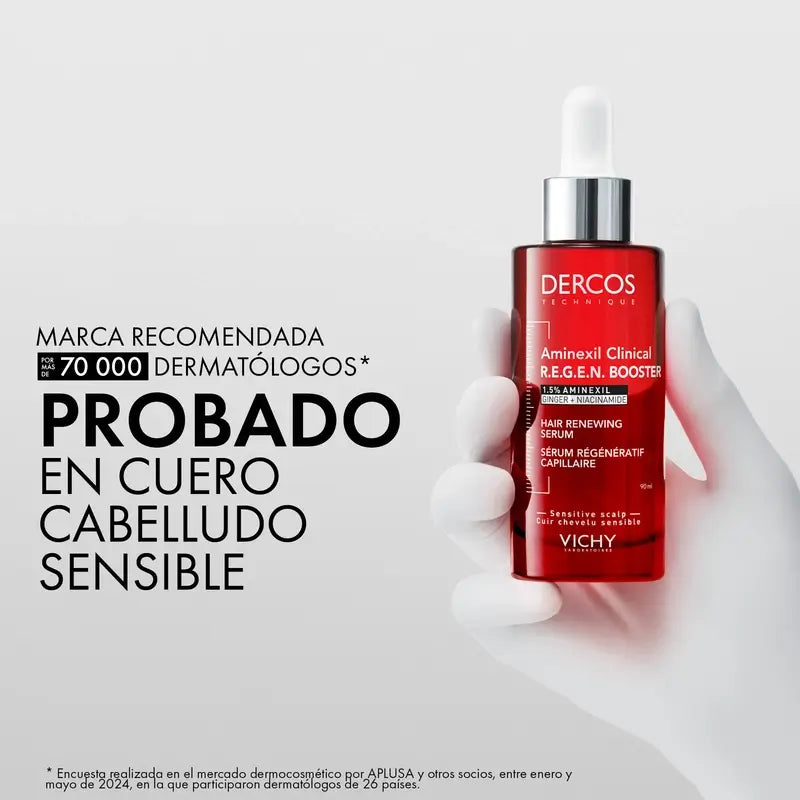 Vichy Dercos Aminexil Clinical R.E.G.E.N. Posilňujúce sérum na vlasy 90 ml