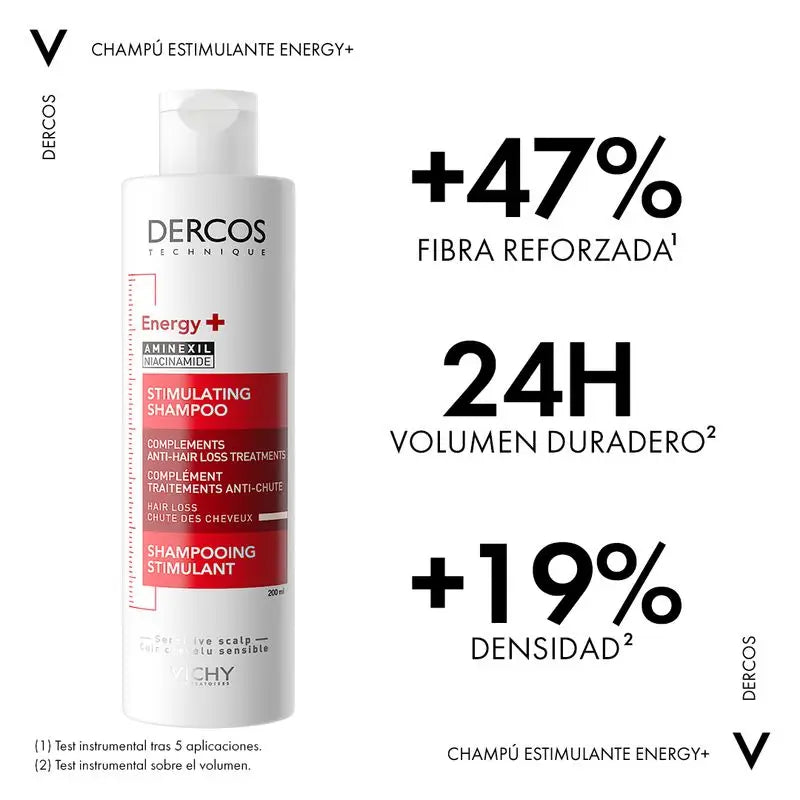 Vichy Dercos Technique  Energy+ Stimulujúci šampón 200 ml