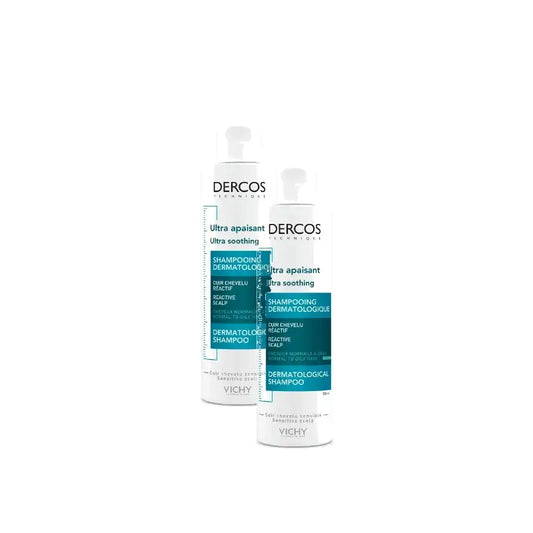 Vichy Dercos Ultra upokojujúci šampón 200 ml, balenie po 2 ks
