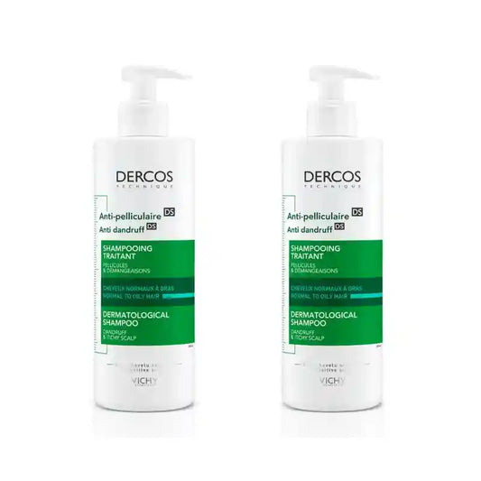 Vichy Dercos Technique šampón proti mastnej lupine, 2 × 390 ml 