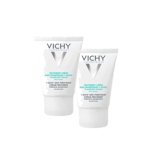 Vichy Dezodorant s antiperspirantným účinkom na 7 dní, regulujúci krém, 30 ml, balenie po 2 kusoch