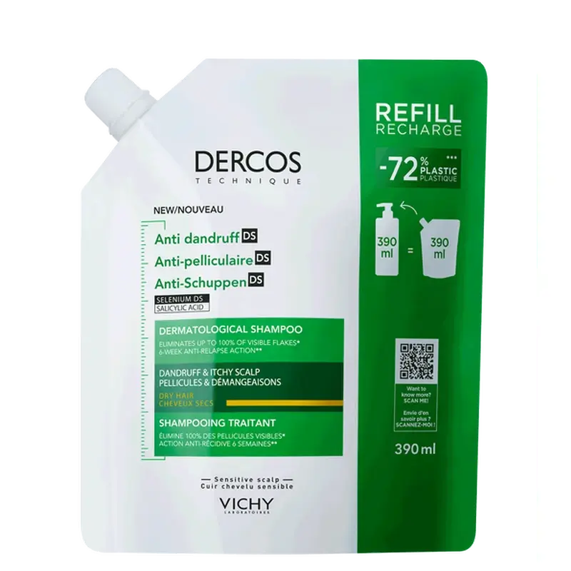 Vichy Dercos Technique Šampón Ecorefill proti suchému lupinu