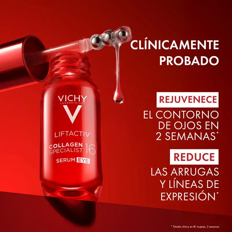 Vichy Liftactiv Collagen 16 Sérum na oblasť okolo očí, 15 ml