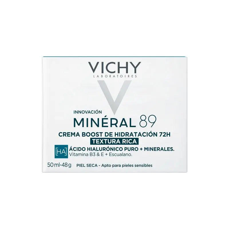 Vichy Minéral 89 Hydratačný krém s 72-hodinovým účinkom, 50 ml