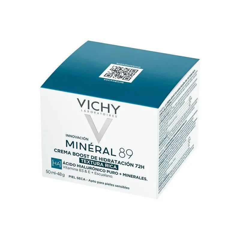 Vichy Minéral 89 Hydratačný krém s 72-hodinovým účinkom, 50 ml