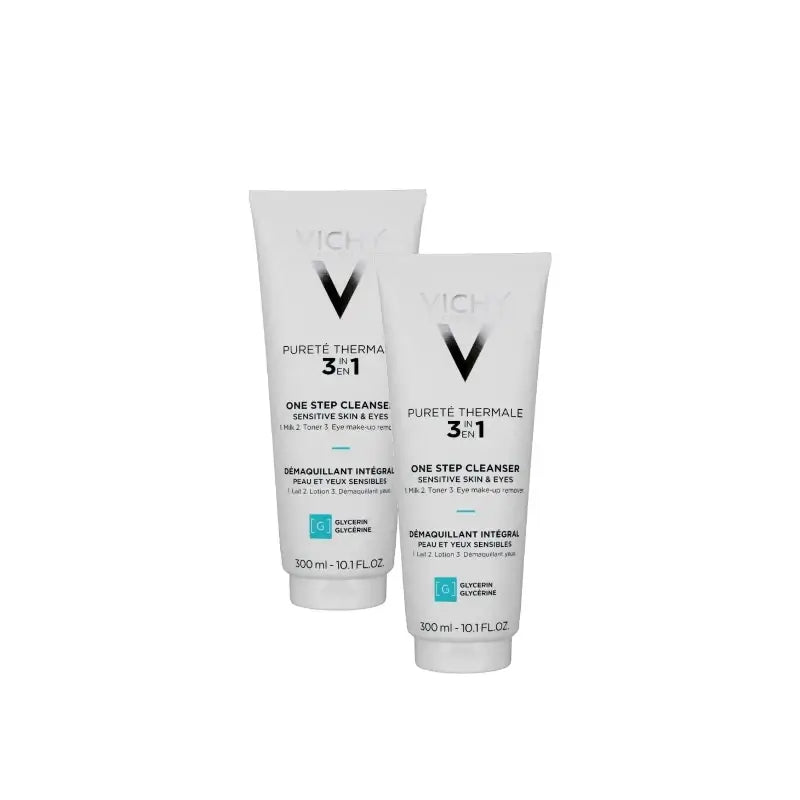 Vichy Pureté Thermale Komplexný odličovač 3 v 1, 300 ml, balenie po 2 ks