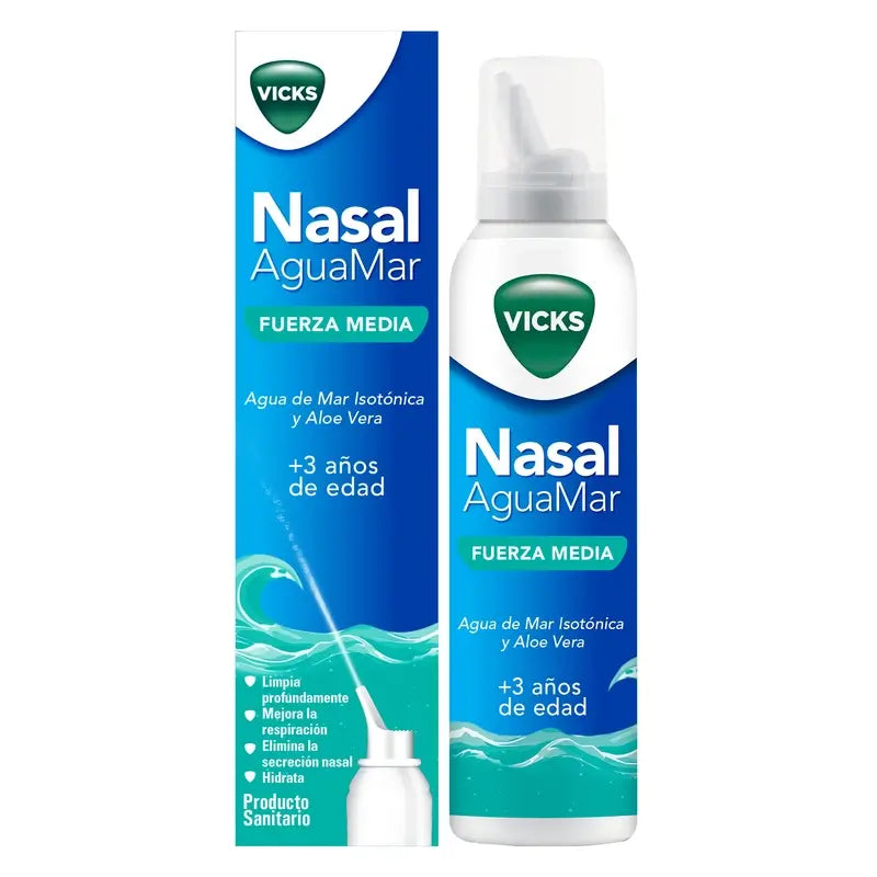 Vicks Nasal Aguamar stredná sila, 120 ml