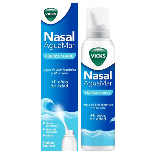 Vicks Nasal Aguamar, jemná sila, 120 ml