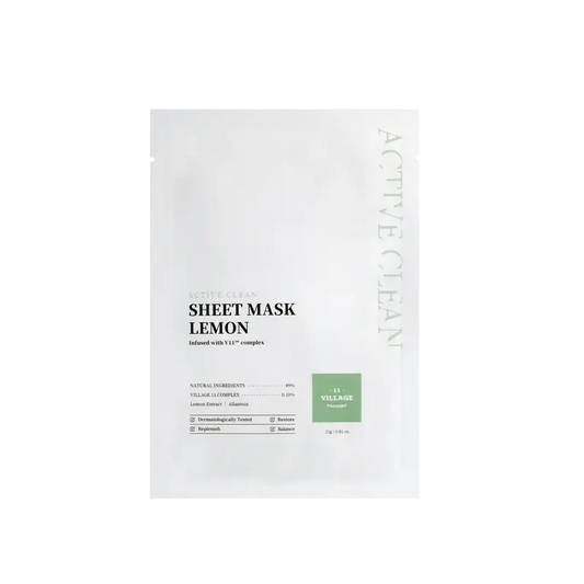 Village 11 Factory Active Clean Sheet Maska s citrónom, 23 g