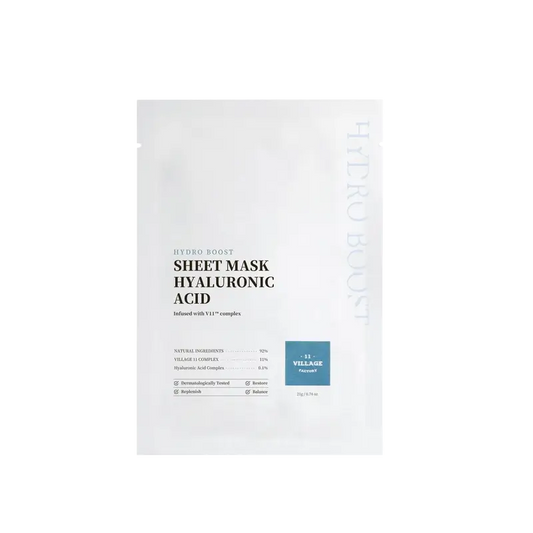 Village 11 Factory Hydro Boost Sheet Maska s kyselinou hyalurónovou, 23 g