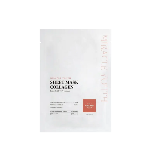 Village 11 Factory Miracle Youth Sheet Maska s kolagénom, 23 g