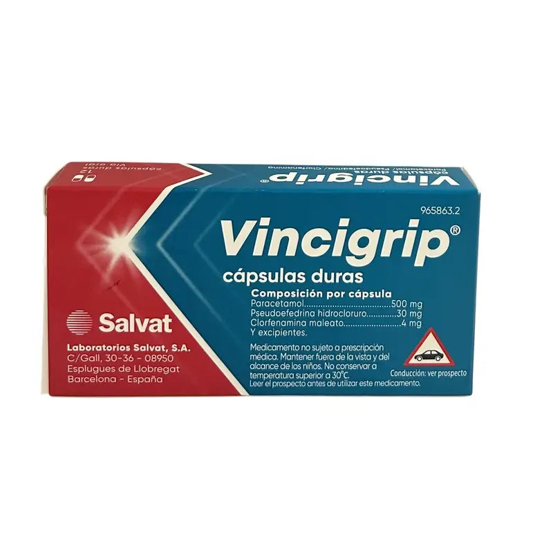Vincigrip 12 tvrdých kapsúl