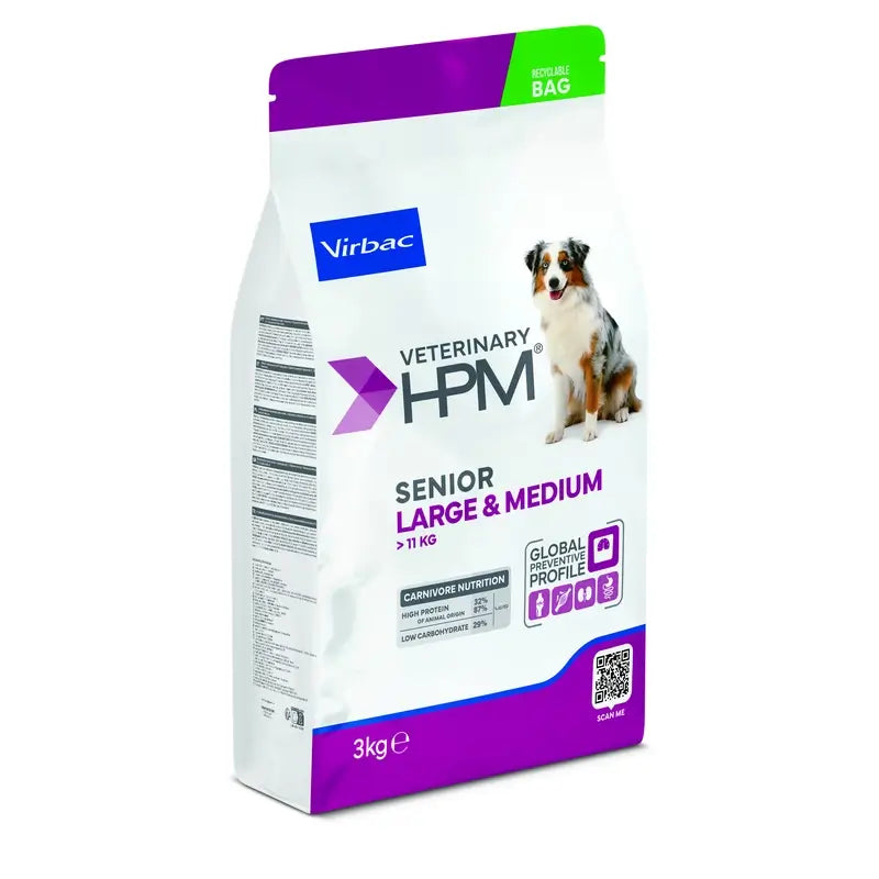 Virbac Senior Large & Medium 3 kg – krmivo pre psov