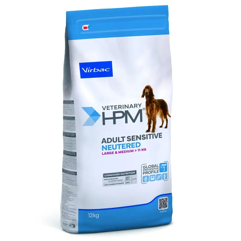 Virbac Hpm Canine Sensitive Digest Neutered Neutered Large Med. 12Kg, dog food