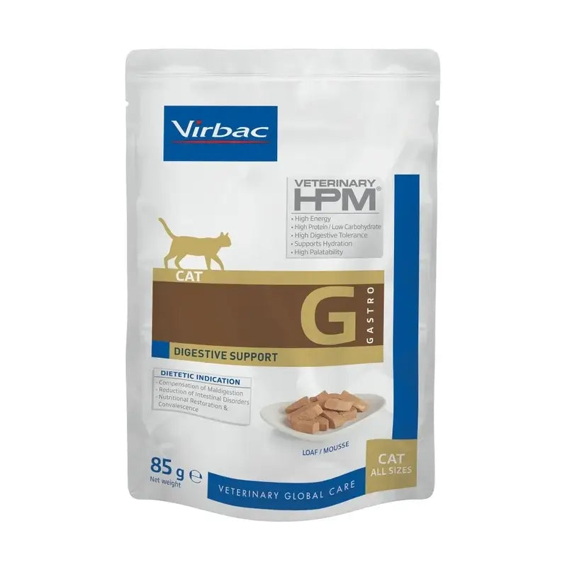 Virbac Hpm Feeline Digestive Support – vlhké krmivo, 12 × 85 g 
