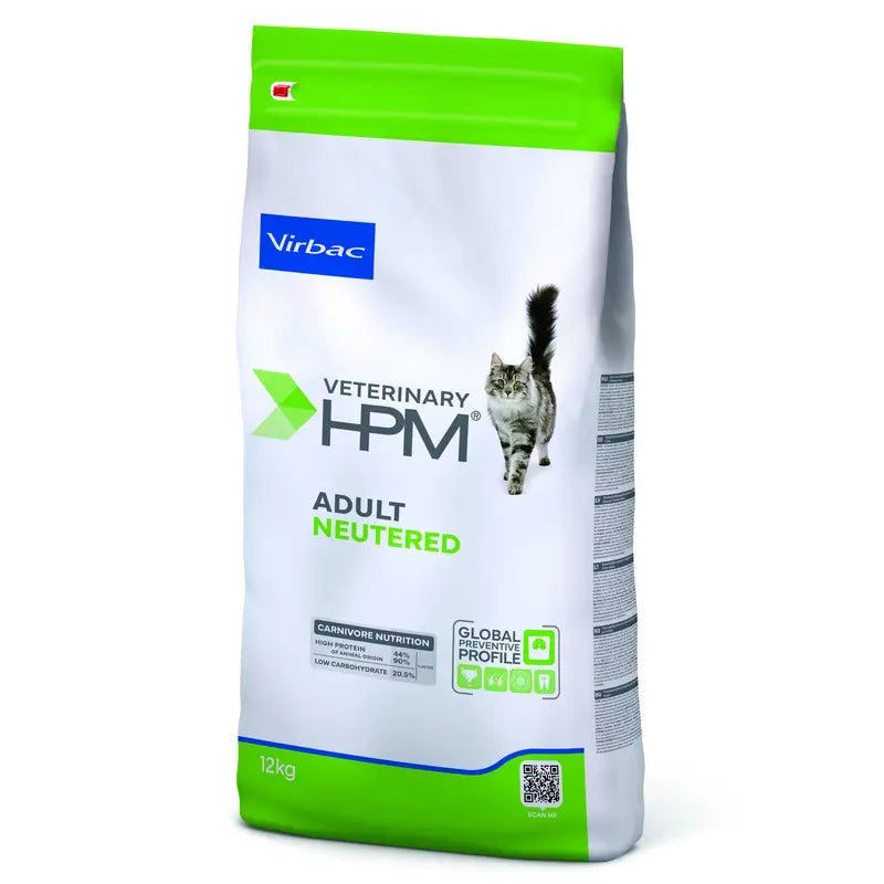 Virbac Hpm Feline Adult Neutered 12 kg, krmivo pre mačky