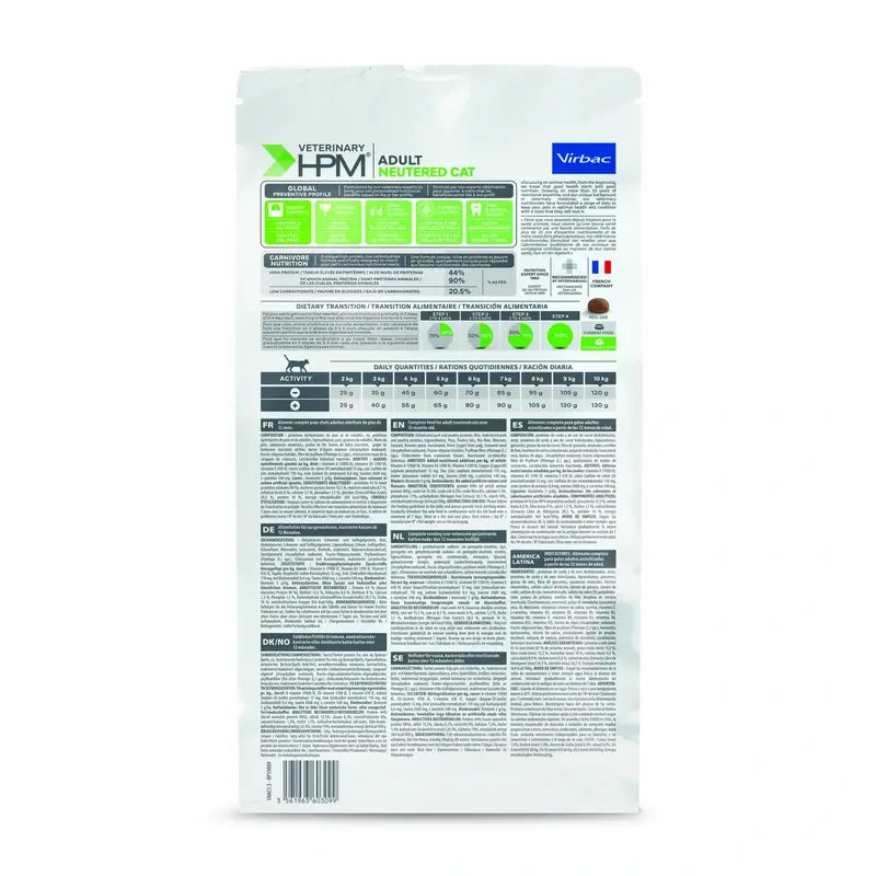 Virbac Hpm Adult Krmivo pre sterilizované mačky 1,5 kg, mačacie krmivo