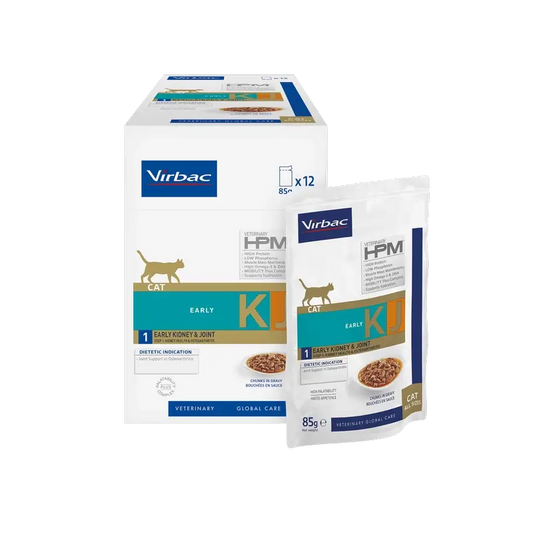 Virbac Hpm Feline Early Kidney Joint – vlhké krmivo Kj1, 12 x 85 g 
