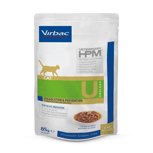 Virbac Hpm Feline Urology Dissol&Prevention v omáčke 12 × 85 g 