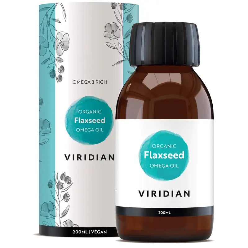 Viridian Zlatý ľanový olej 200 ml. Bio 