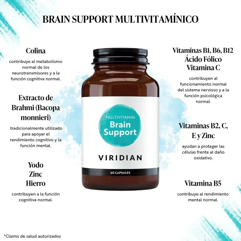 Viridian Brain Support Multi, 60 kapsúl. 