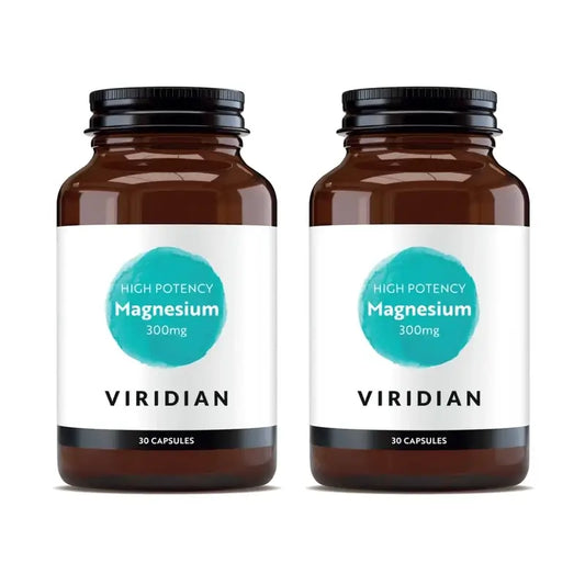 Viridian Horčík s vysokou účinnosťou 300 mg, 2 × 30 vegetariánskych kapsúl