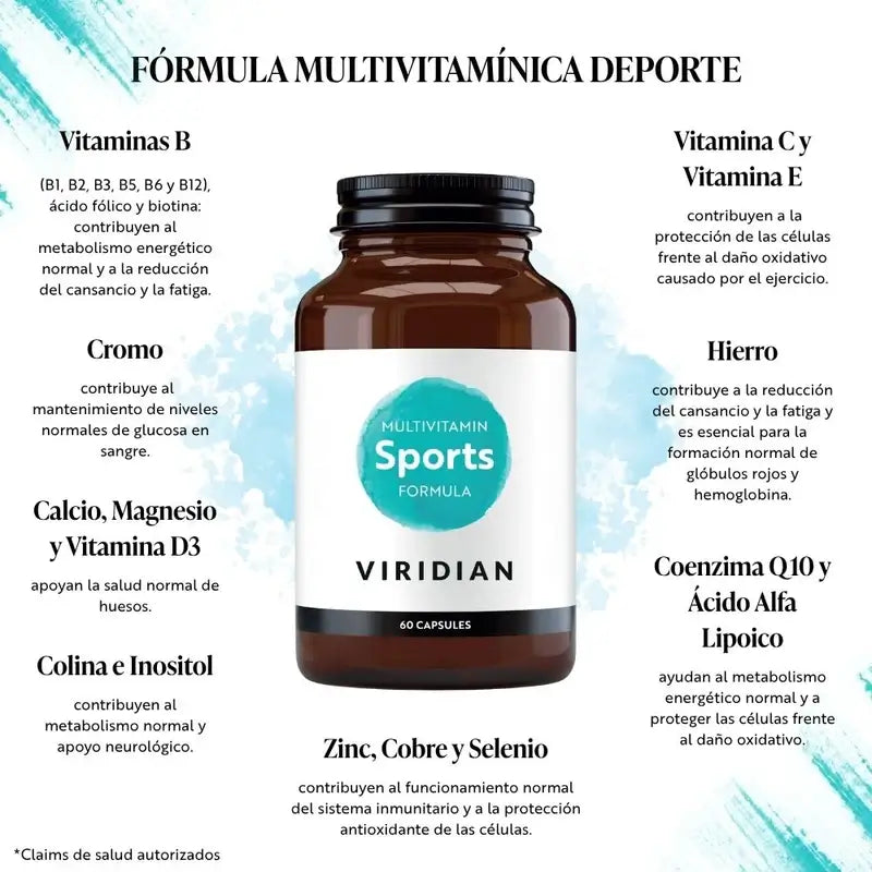 Viridian Sports Multi 60 kapsúl (rastlinné) 