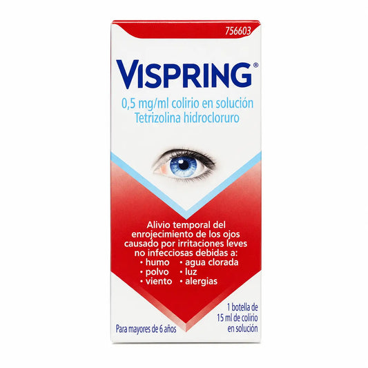 Vispring, 0,5 mg/ml očné kvapky v roztoku, 1 fľaštička 15 ml