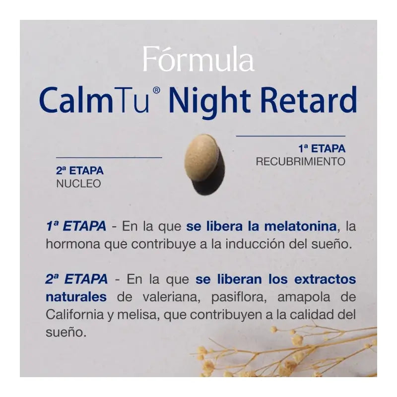 CalmTu Night Retard 60 tabliet – Nepretržitý spánok vďaka valeriánu a melatonínu