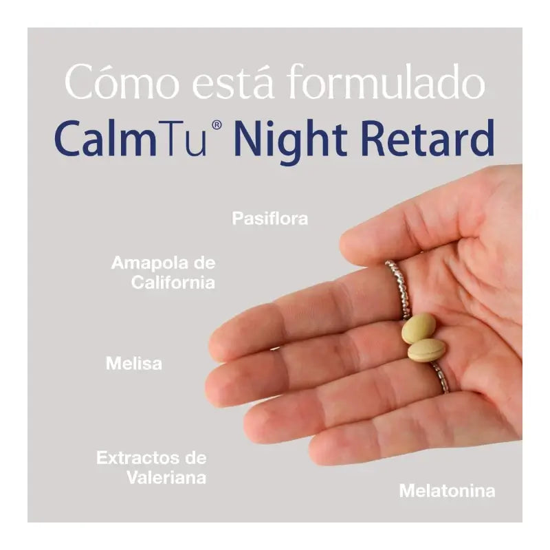 CalmTu Night Retard 60 tabliet – Nepretržitý spánok vďaka valeriánu a melatonínu