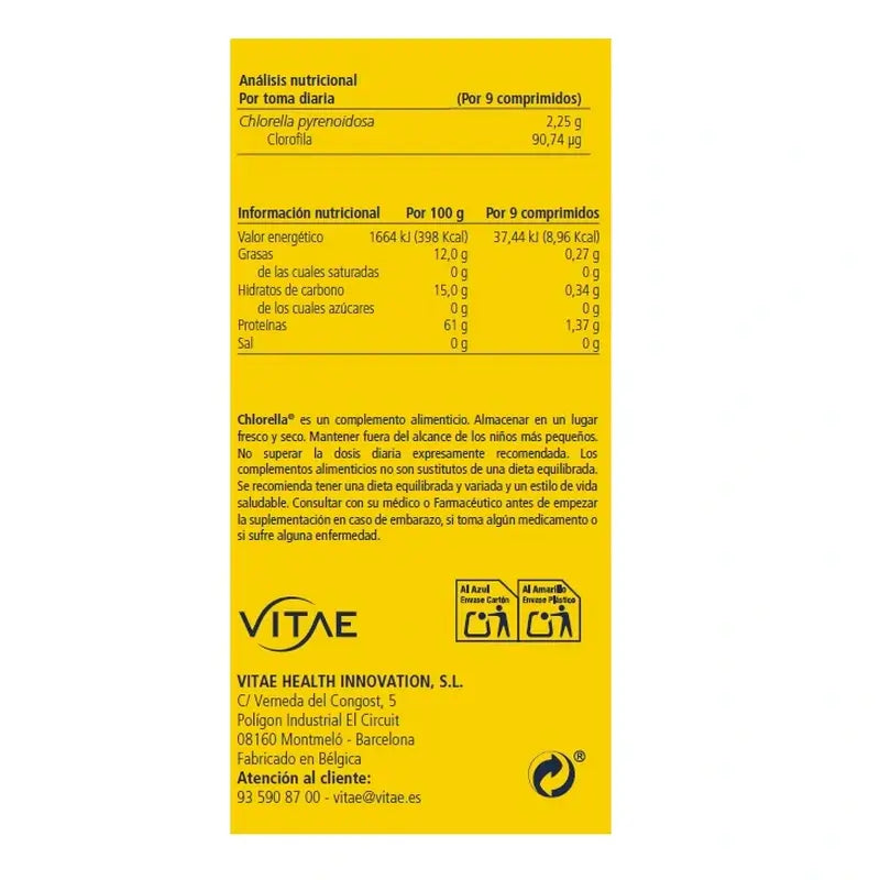 Chlorella 300 tabliet – s riasou Chlorella