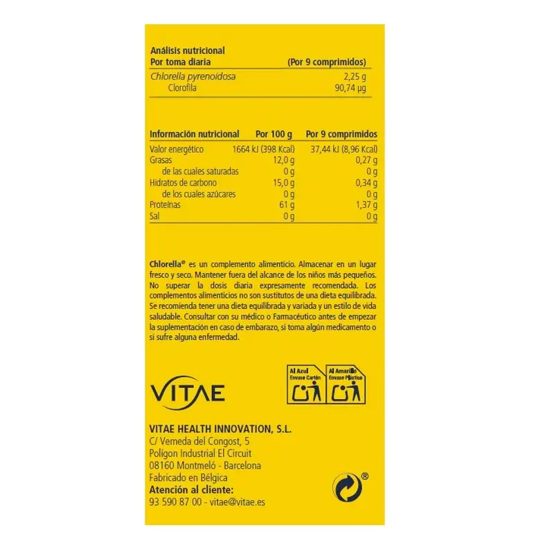 Chlorella 300 tabliet – s riasou Chlorella