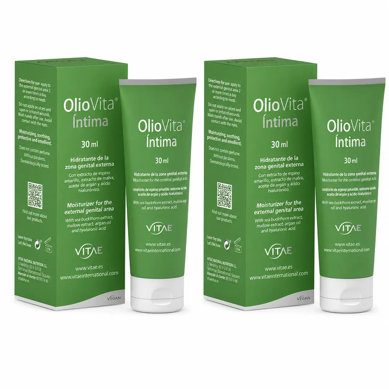Vitae Oliovita Intímny krém, 2 x 30 ml